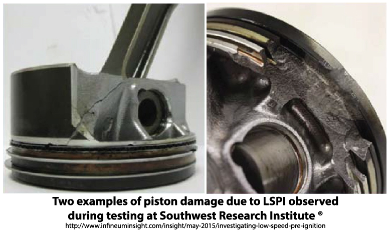 LSPI Piston Damage